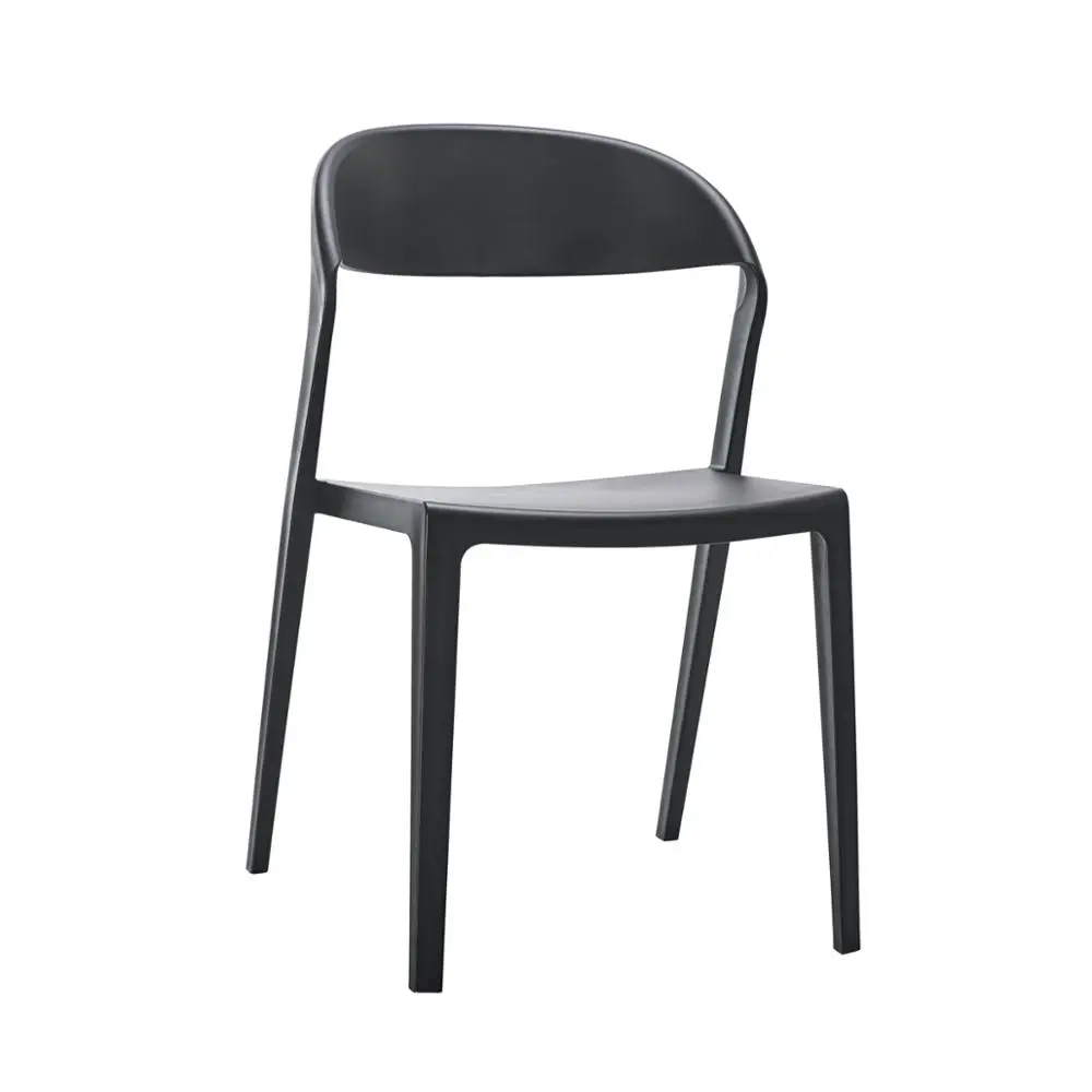 
Modern design home furniture high quality simple style stackable cheap dining chair colorful pp plastic chairs 