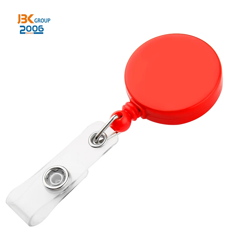 Retractable Reel  Card Holder yoyo key reel custom logo and color retractable string badge reel