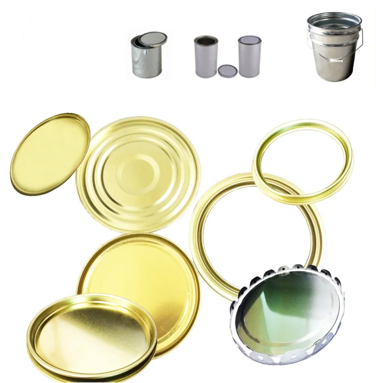 Chemical Tin Can Ring Lid for Cans Gallon Paint Can Lid 165mm with Metal Bottom Ends