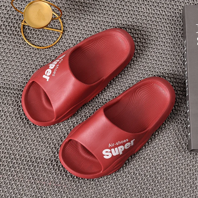
New Fashion One-line Shoes Shit Feeling Multicolor Inside and Outside Wear Home Slippers 