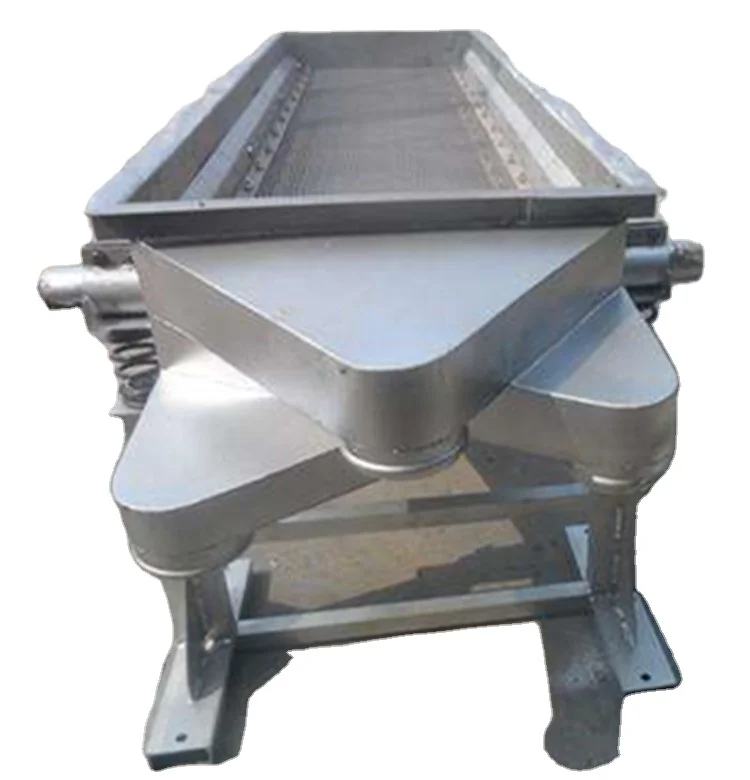 Grain linear vibrating equipment / Linear vibrating sorting sieve machine screen sieve