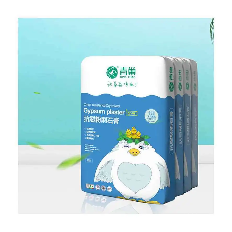 Anti-cracking And Good Adhesion White Color Gypsum Plaster Of Powder