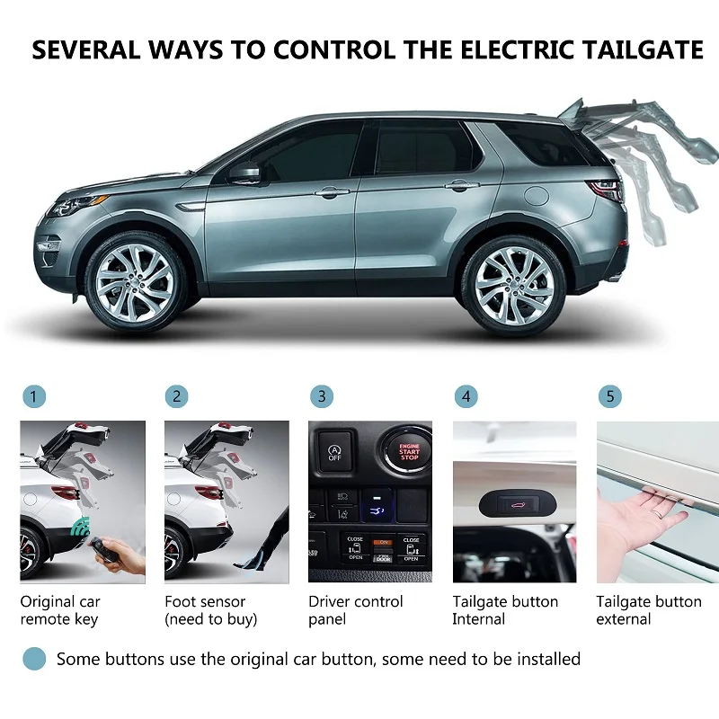 Electric tailgate for PAJERO 2020+ auto tail gate rear lift power trunk car accessories
