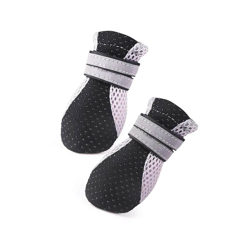Pet Dog waterproof Shoes Dog Snow Windproof Rain Boots for Medium Large Dogs with Adjustable Anti-Slip Sole