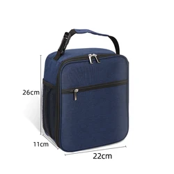 Oxford fabric Reusable Waterproof food delivery Insulated Thermal Cooler Bag Picnic insulation Lunch Bags