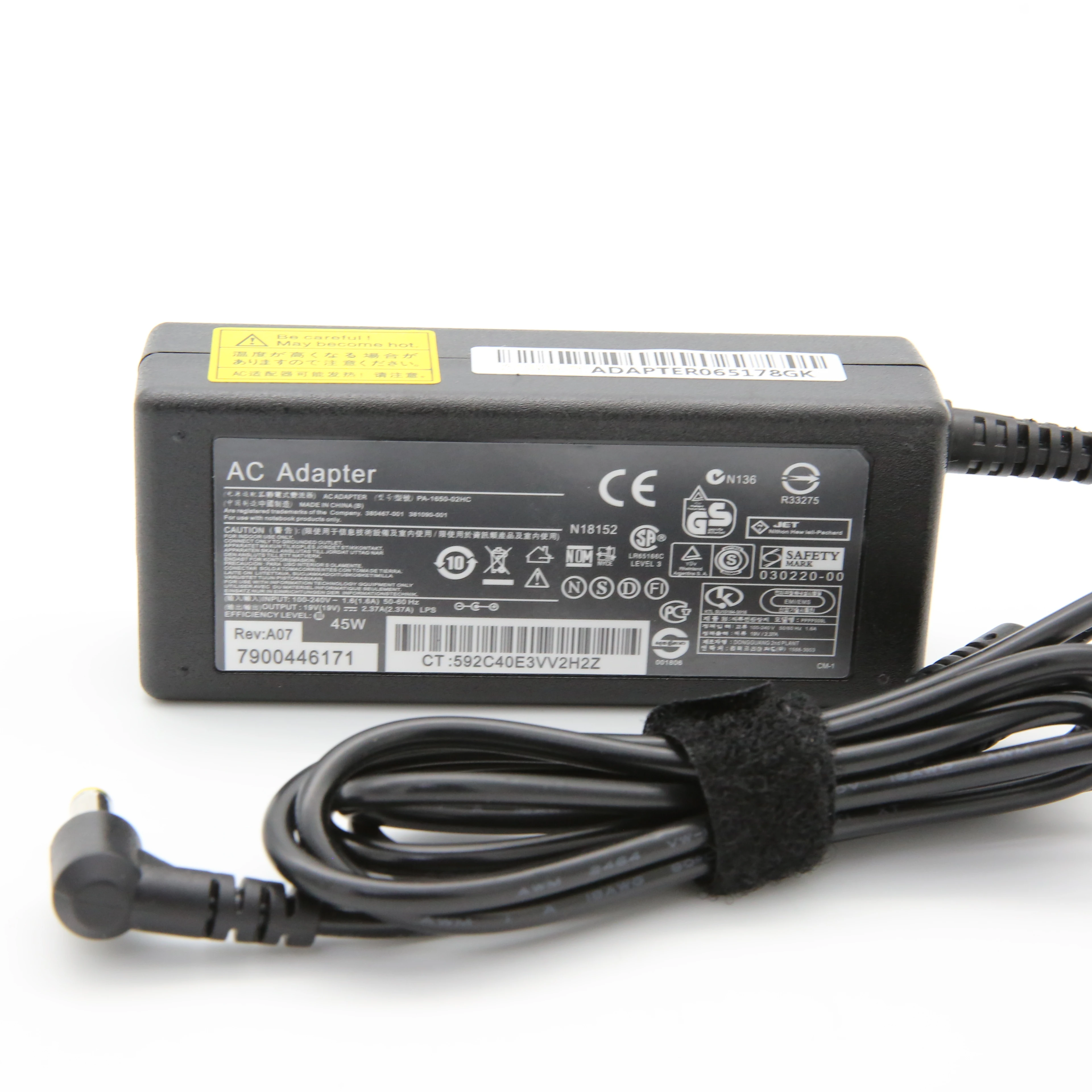 
 19V 3.42A 65 Вт 5,5*1,7 мм зарядное устройство для ноутбука acer Aspire 5510 5720G ноутбук адаптер переменного тока питания для ноутбука  