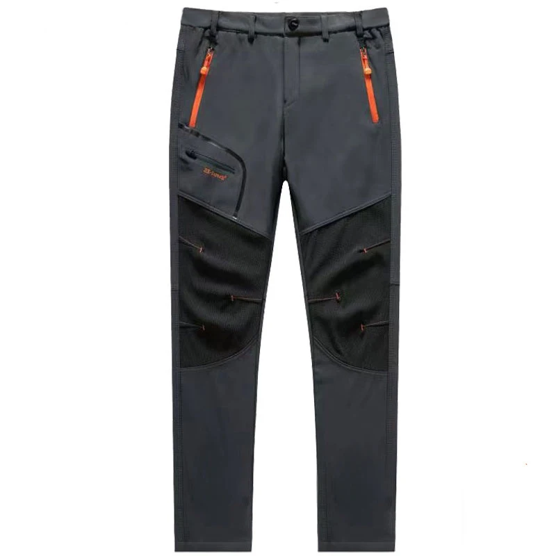 Warm jogging sports climbing pants assault breathable fleece thickened ski pants