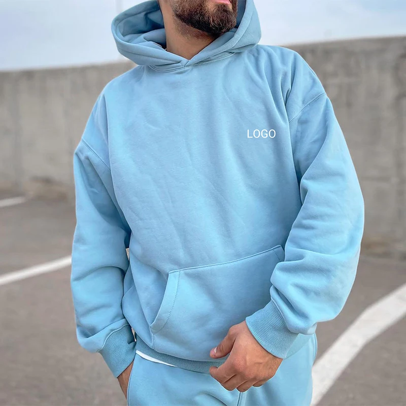 Spring And Autumn Popular Mens Hoodie Plain Hoodies Hip Hop Temperament Oversized Drawstring Sweatshirt
