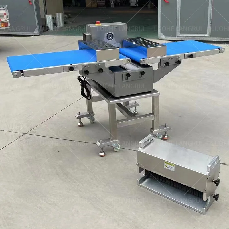 Chilled Pork Cutting Machine Beef Cutter Food Process Equipment Automatic Frozen Boneless Beef Steak Cutting Slice Machine