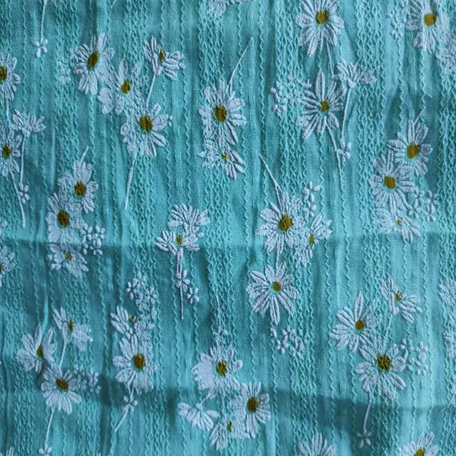 100% хлопок, жаккардовая ткань с 3D принтом для женской и детской одежды, платья и т. д.