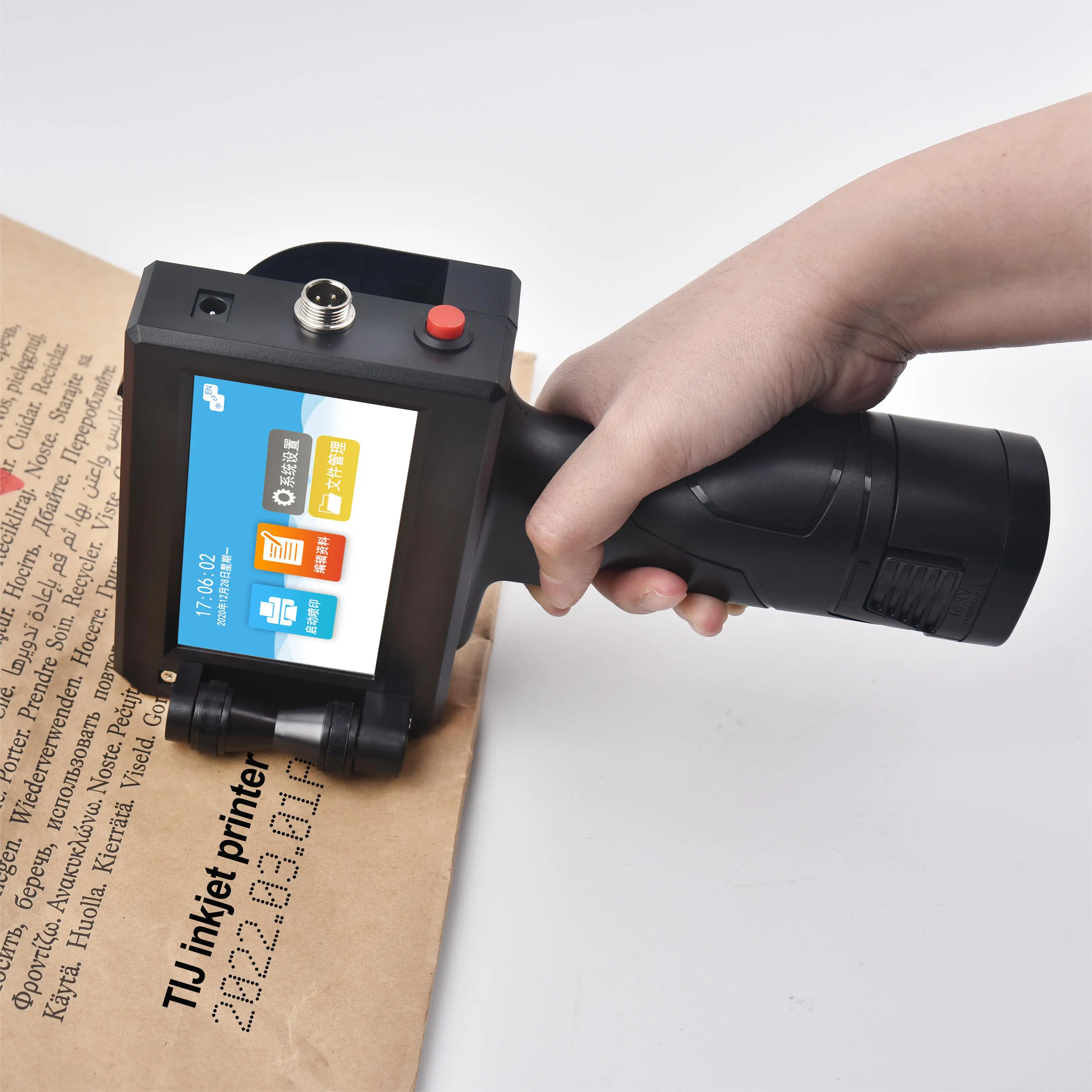 Barcode Printer Handheld Printer Ink Cartridge Hand Held Inkjet Printer For Wall Mural