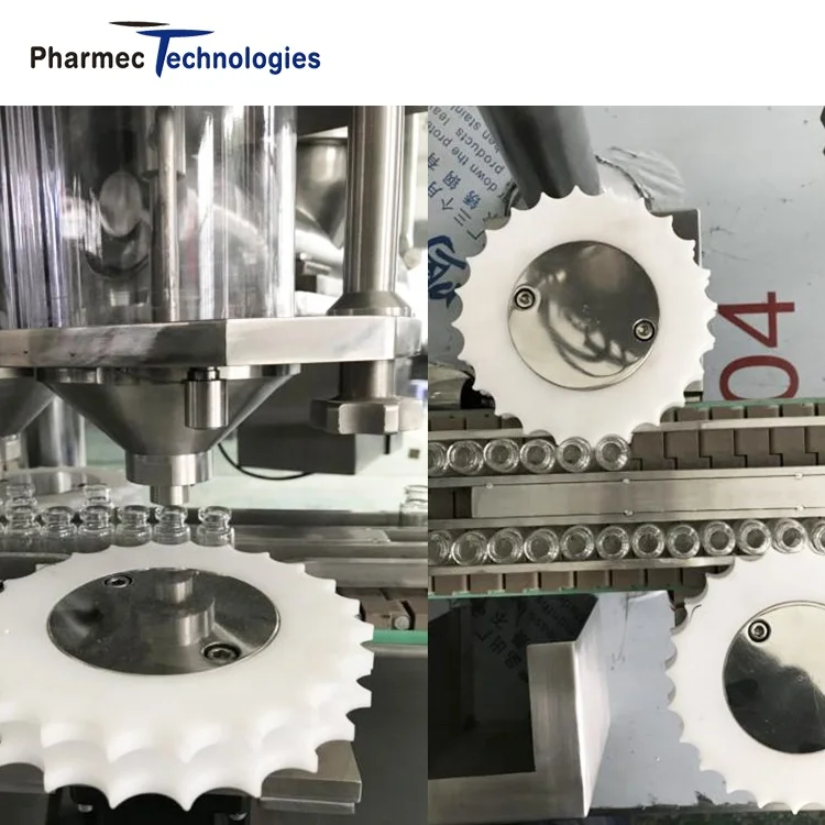 Pharma Powder Auger Filling Machine Injectable Vial Powder Filling Line