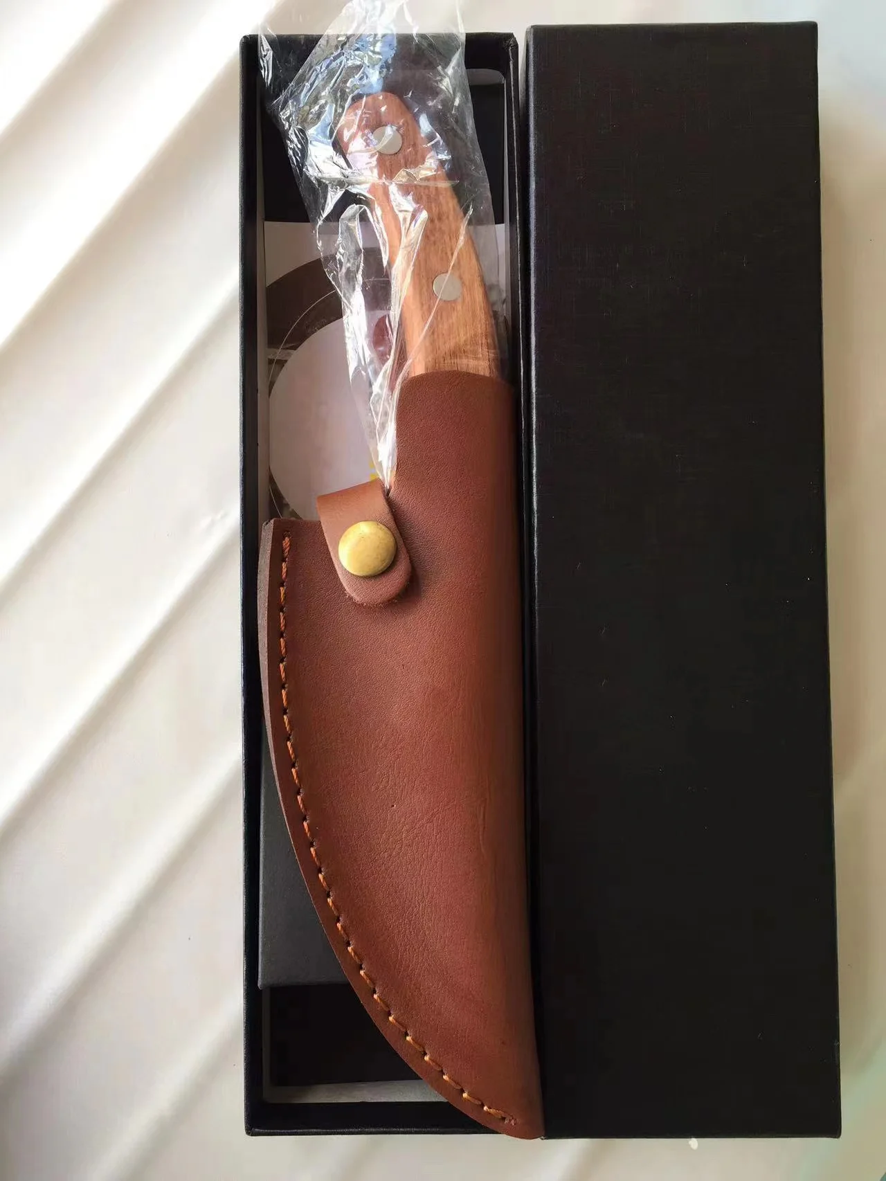 High Carbon Steel Japan  butcher knife set Japanese meat knife for  butcher knife with PU case and gift box package