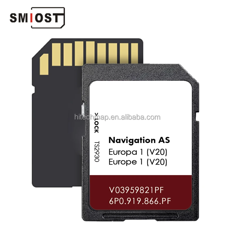 SMIOST Sat Nav Chang SD Navigation Maps Card CID Car Navig GPS for Seat AS V20 Europe Leon 1m Alhambra