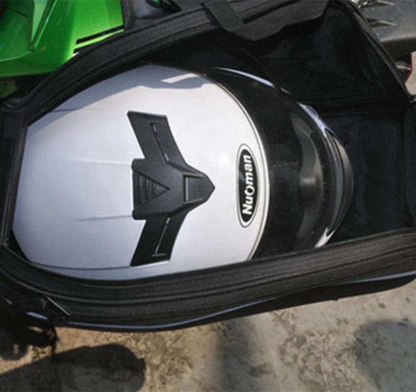 Waterproof large-capacity trunk motorcycle helmet travel bag riding side bag