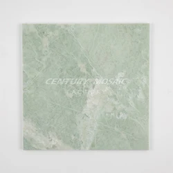 Century Mosaic Natural Stone Mint Green Marble Tile Wall Tiles Green Color Wall Floor