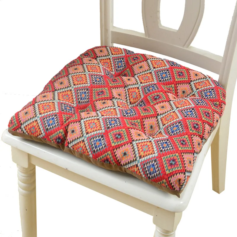 Hot selling European and American jacquard thickened butt pad round futon four seasons universal  chair cushion