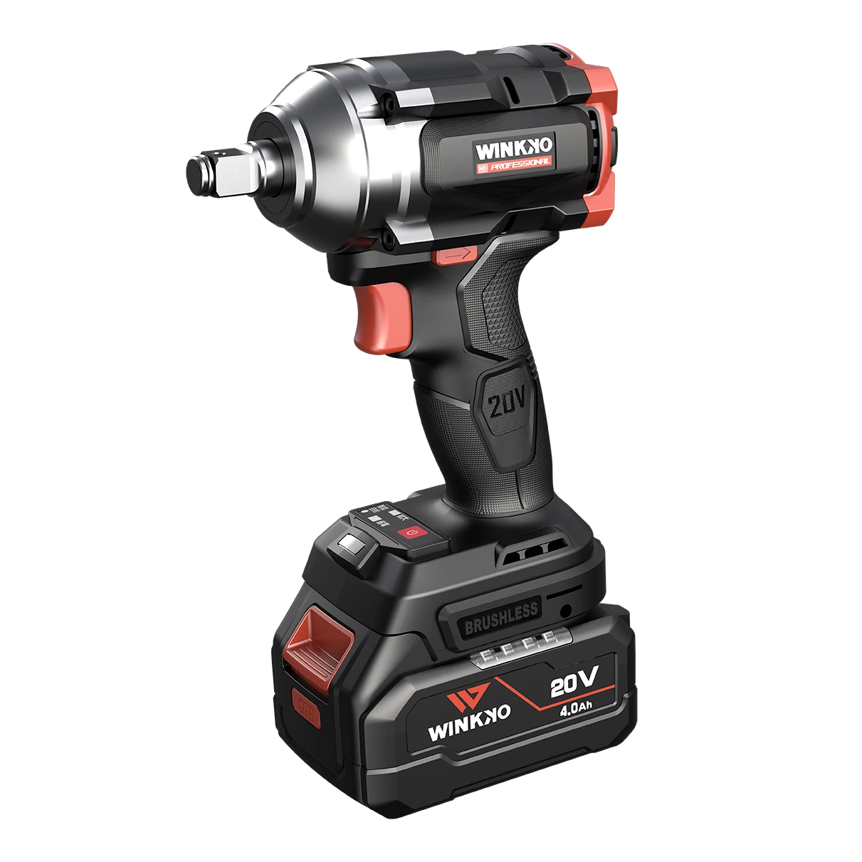 High Quality Brushless Impact Wrench Electric 18V 20V Battery Accumulator Hand Power Tool Cordless Auto Tool