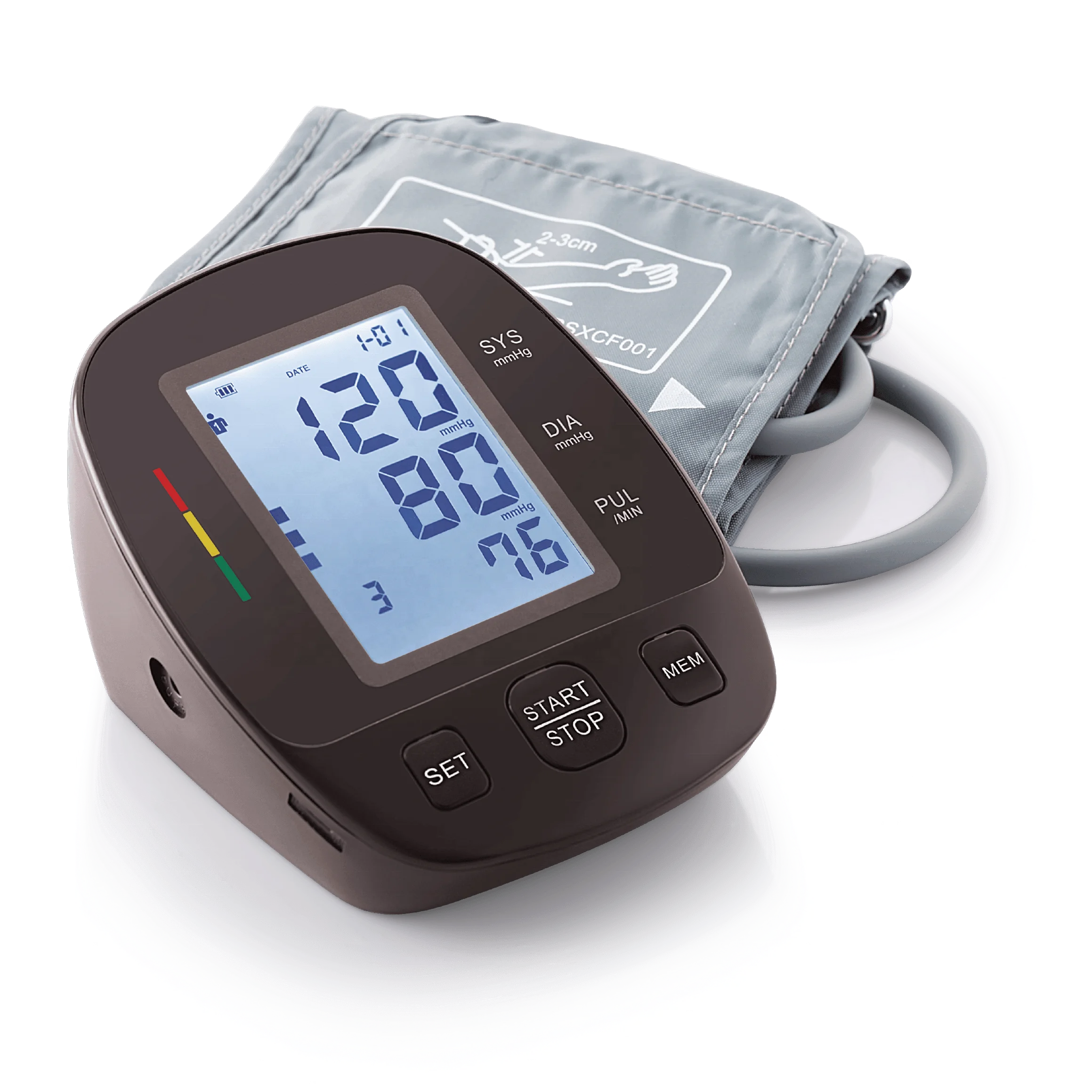 Upper Arm Digital Blood Pressure Monitor   Automatic Sphygmomanometer Electronic BP monitor