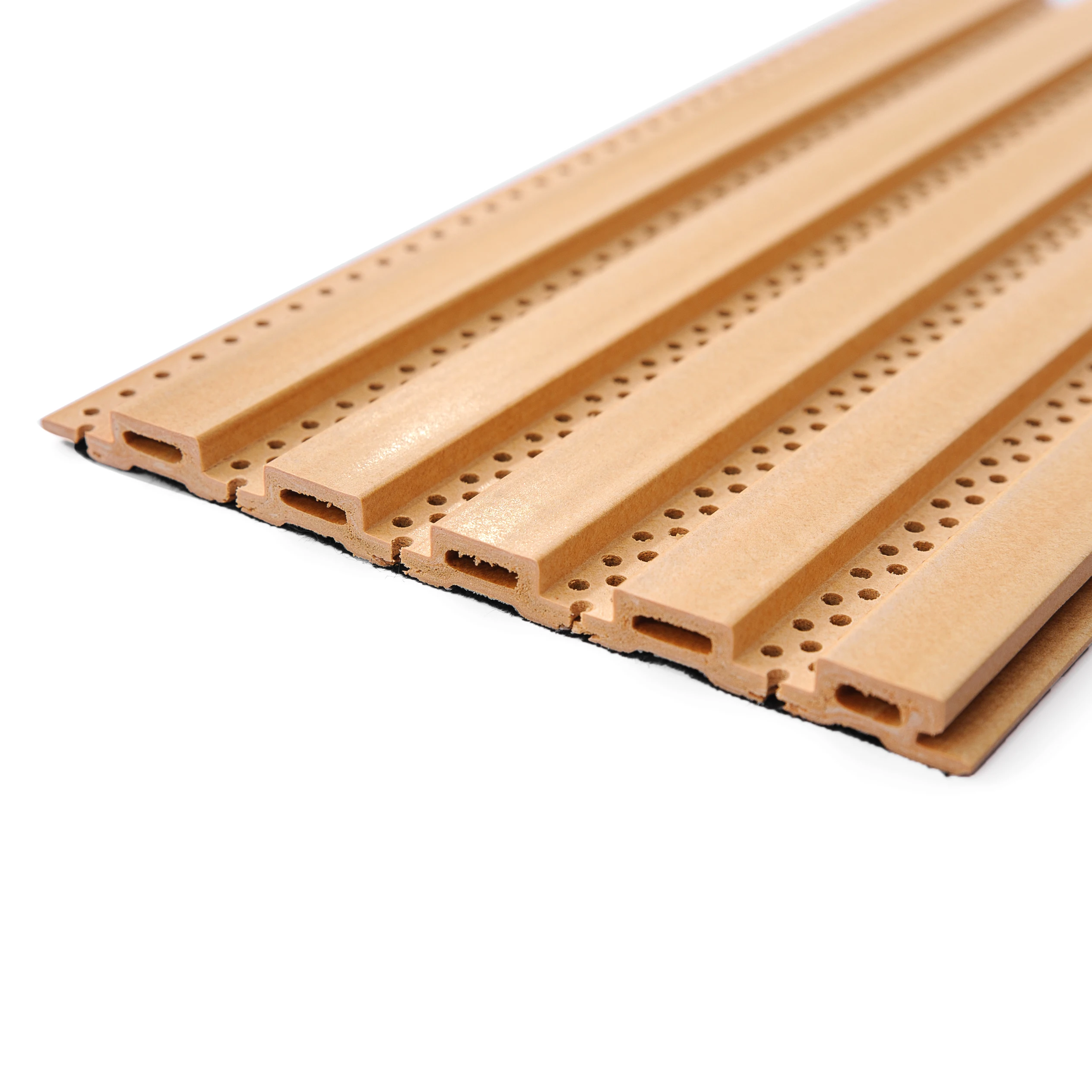 Декоративная Звукоизоляционная акустическая настенная панель WPC для спортивного центра, деревянные акустические панели 159*10 мм