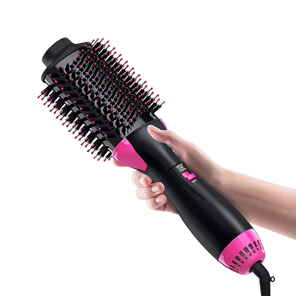 Professional 1000W One Step Volumizer Hair Dryer Brush Hot Air Volume Brush Blow Dryer Comb