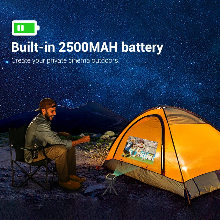 Pico projector mini portable ultra hd basic proyector for home theater smart touch led christmas cube short throw dlp projectors