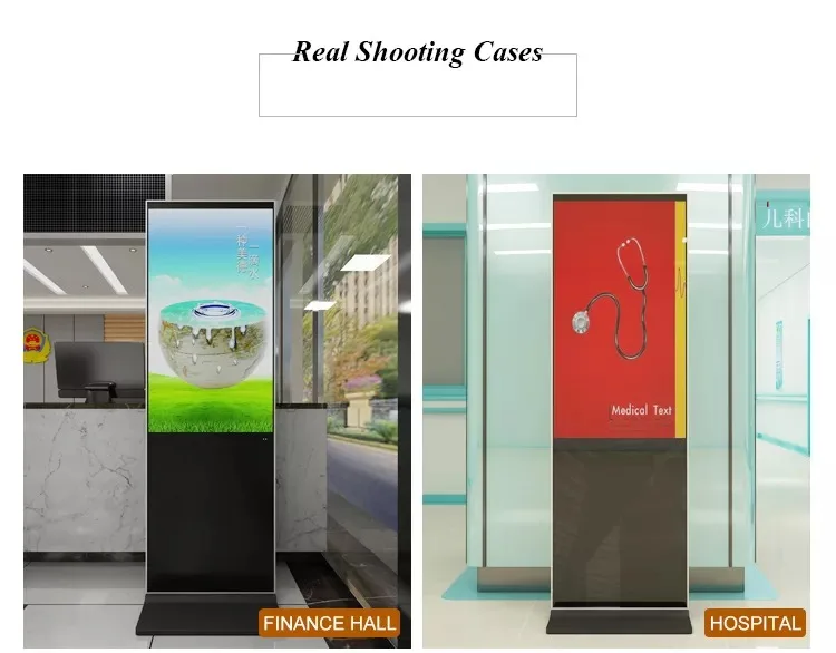 OEM stand Touch screen snap screen murah advertising machine display for affiliate program