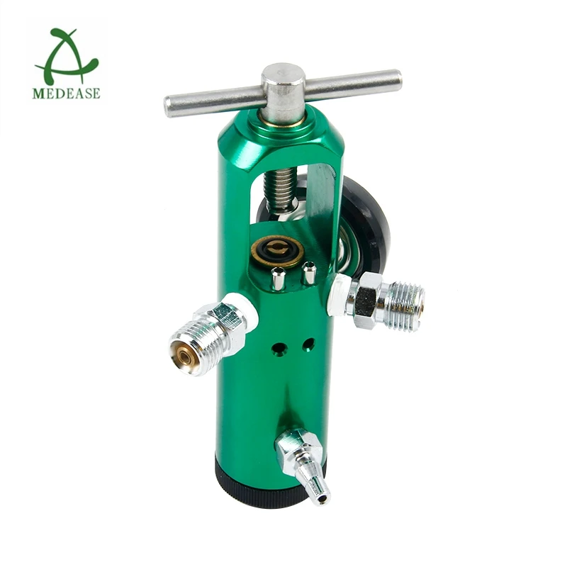 Click Style Cga870-UF Medical Oxygen Cylinder Regulator Medical Grade Cga 870 Oxygen Pressure Regulator With Diss Or Barb Outlet