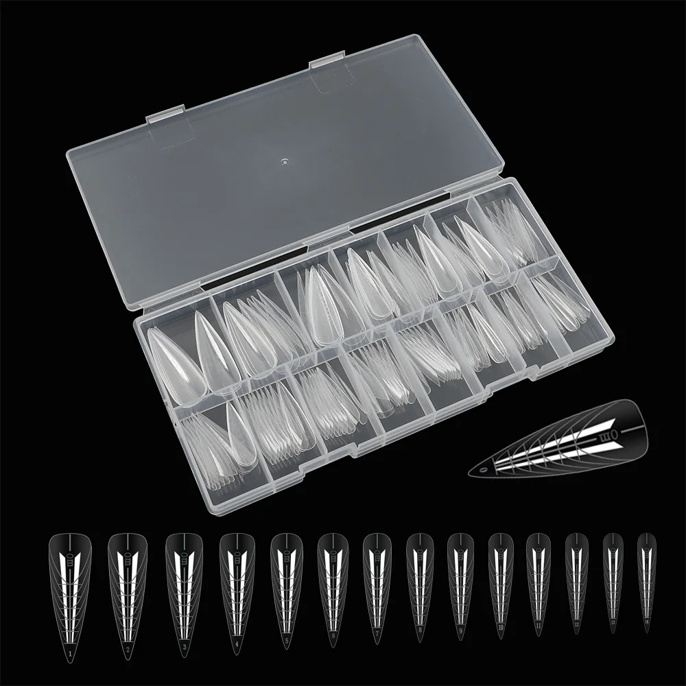 BQAN Cheap Manicure Tool Accessories Set Acrylic Nails Tips Coffin Building Extension Nail Models For Nail Beauty