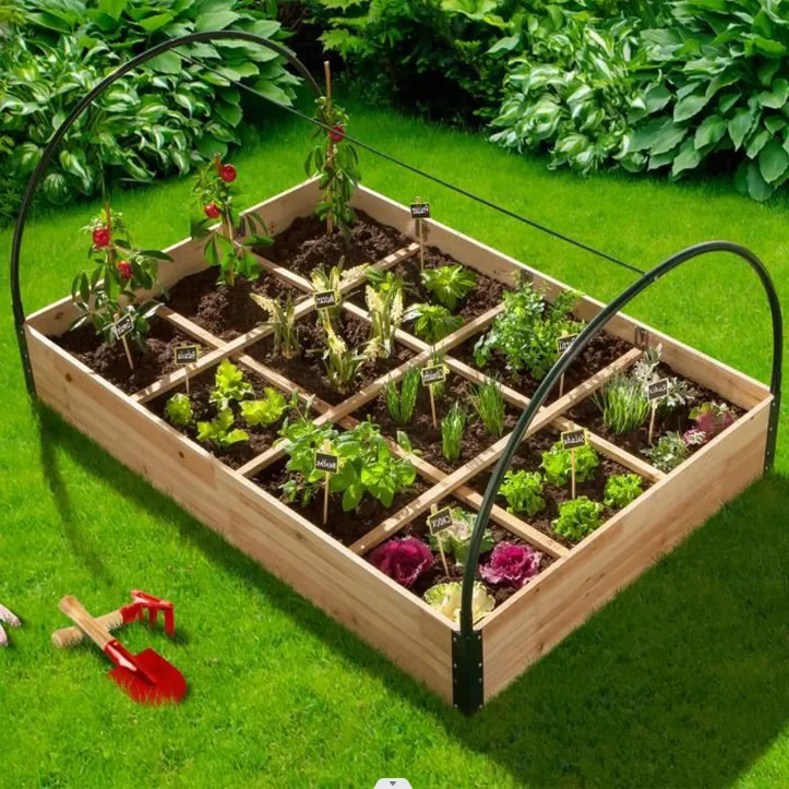 Hot Selling Wood Planter Box Wooden Raised Garden Bed