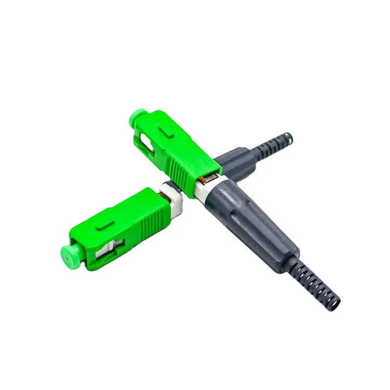 Cost Effective Universal Type Fiber Optic Passive Component ESC925T FTTH  Field Assembly SC APC UPC Fiber Optical Fast Connector