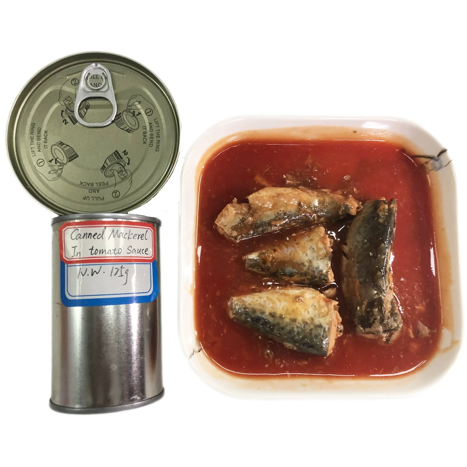 Консервированная скумбрия в томатном