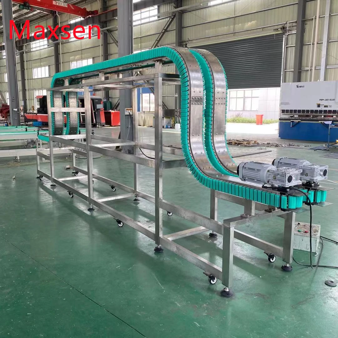 Maxsen gripper chain clamping chain  and  blessing chain  conveyor  for lifting up the goods from side to another side