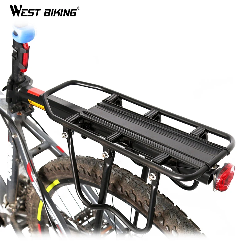  Велосипедные стойки WEST BIKING задний багаж Аксессуары для велосипеда оборудование велосипедная стойка тормоз ног горный
