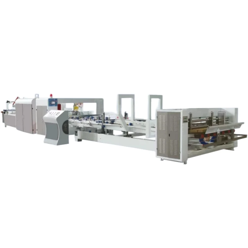 Automatic Folder Gluer Stapler Stitch Machine Corrugated Box Gluing And Stitching Machinery