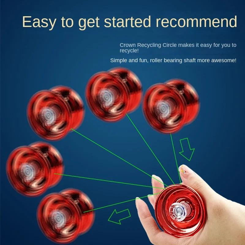 2024 Factory Direct Sale High Quality Alloy Yo-yo Children Multi Color Yo-yo Ball Educational Toys For Adult Gift