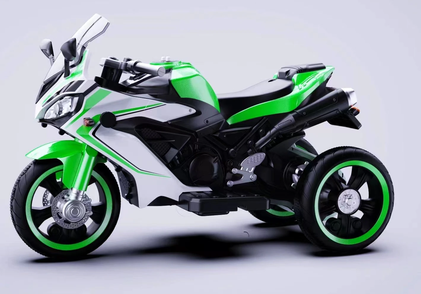 2024 New Model Unisex Kids 3-Wheel Electric Motorcycle Toy Battery Operated Plastic Ride-on 2-7 Years Small Wheel Cheap Price