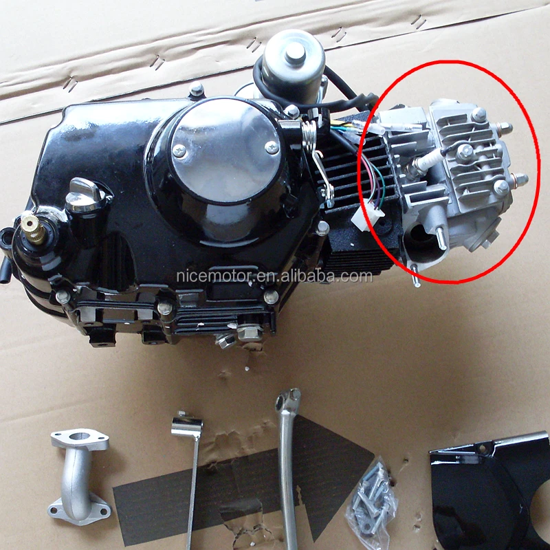 Головка цилиндра 52 4 мм в сборе для двигателя 110cc Taotao Roketa Ssr Sunl Atv внедорожный велосипед 107 м