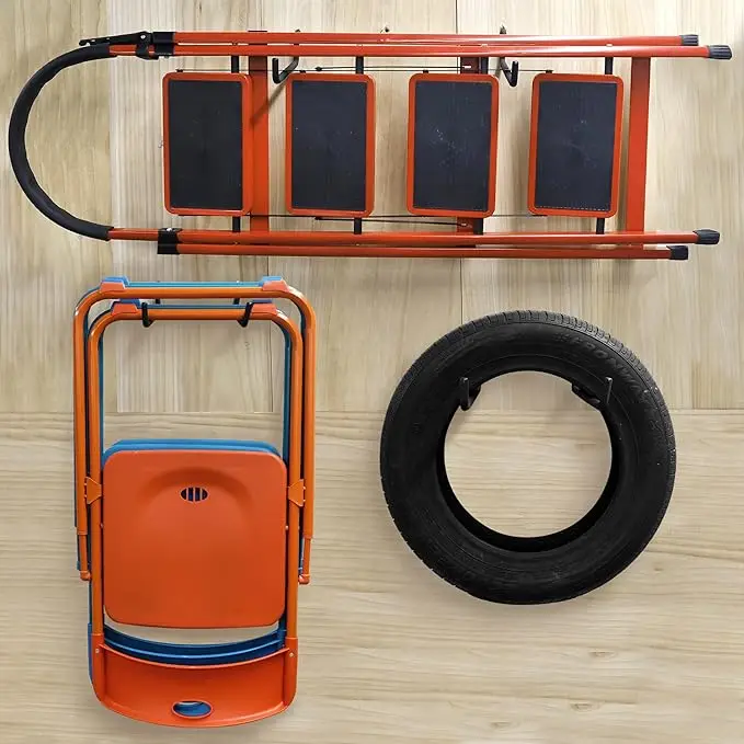 Steel Garage Wall Storage Bicycle Hook Tool Hook Ladder Hanger