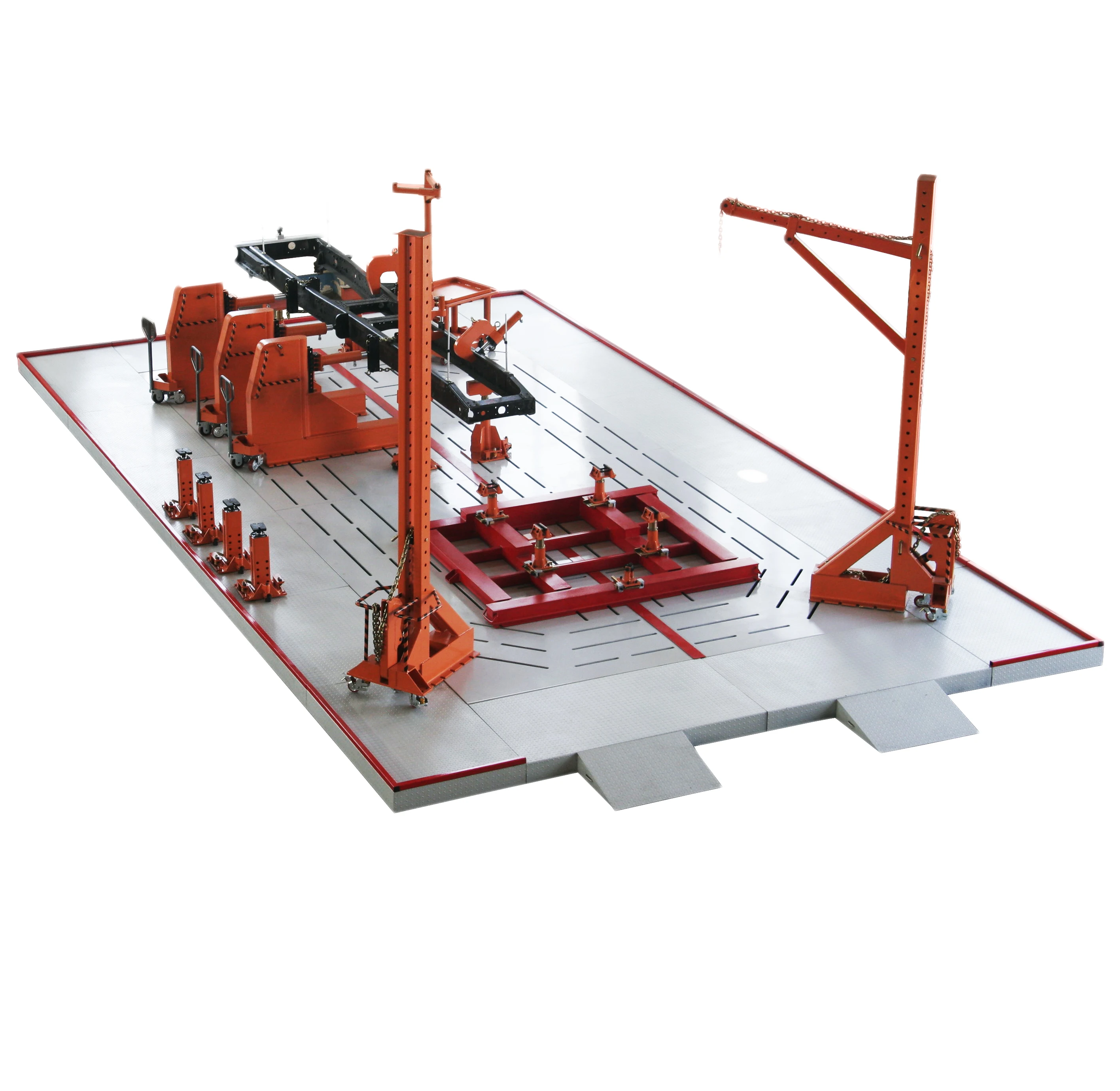 semi truck frame repair equipment frame straightening machine truck cab collision repair puller machine for sale