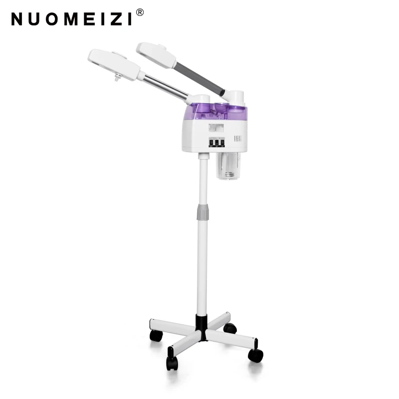 Professional 2 In 1 Hot And Cold Beauty Standing Facial Steamer With Magnifying Lamp