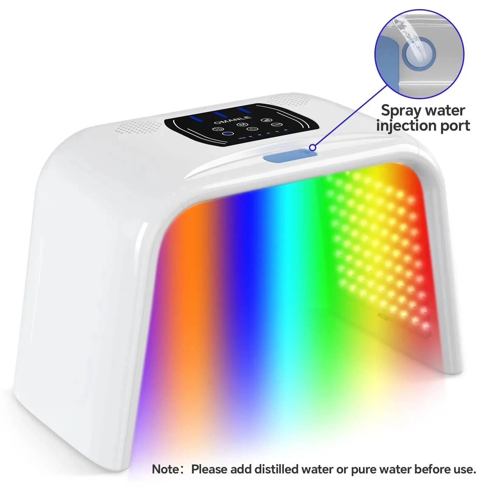 Led Spray Hydration Spectrometer Skin Lifting Exfoliators Pore Cleaner Beauty Instrument for Beauty Salon