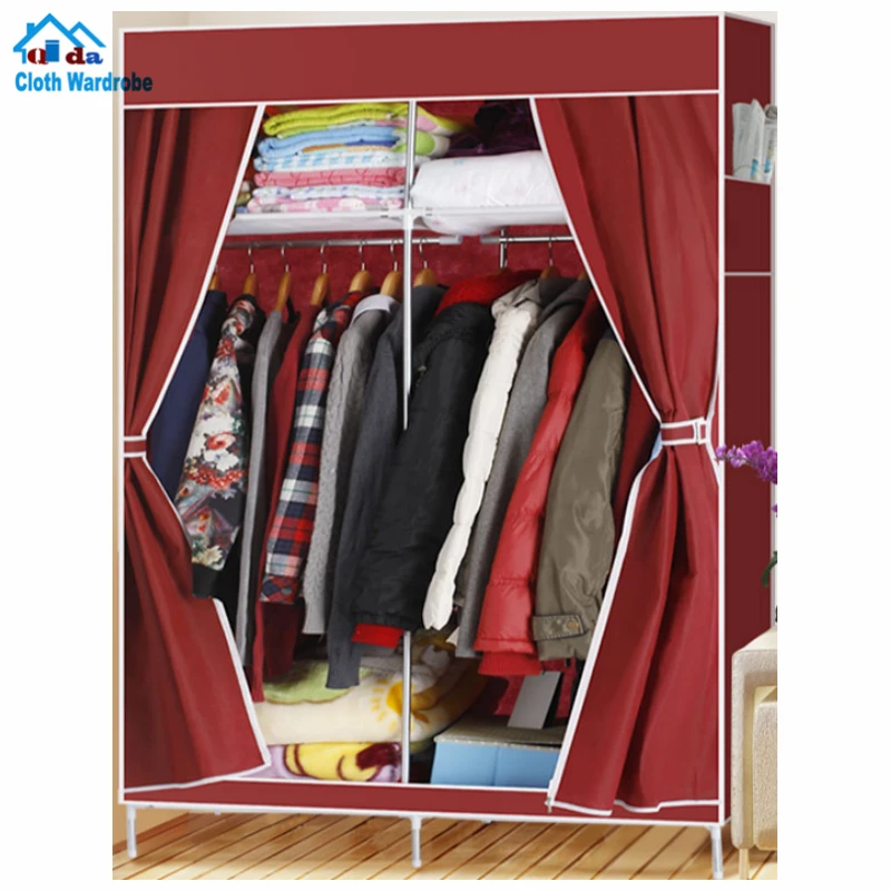 High quality storage folding accessories closet cloth underwear bedroom DIY fabric foldable wardrobe organizer with zipper