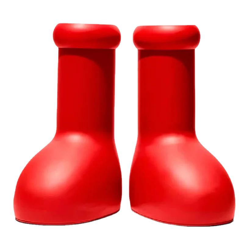 2023 New Designer Wholesale Latest Sneaker Mid-leg water Sroof Boots Custom  EVA Cartoon Astro Big Red
