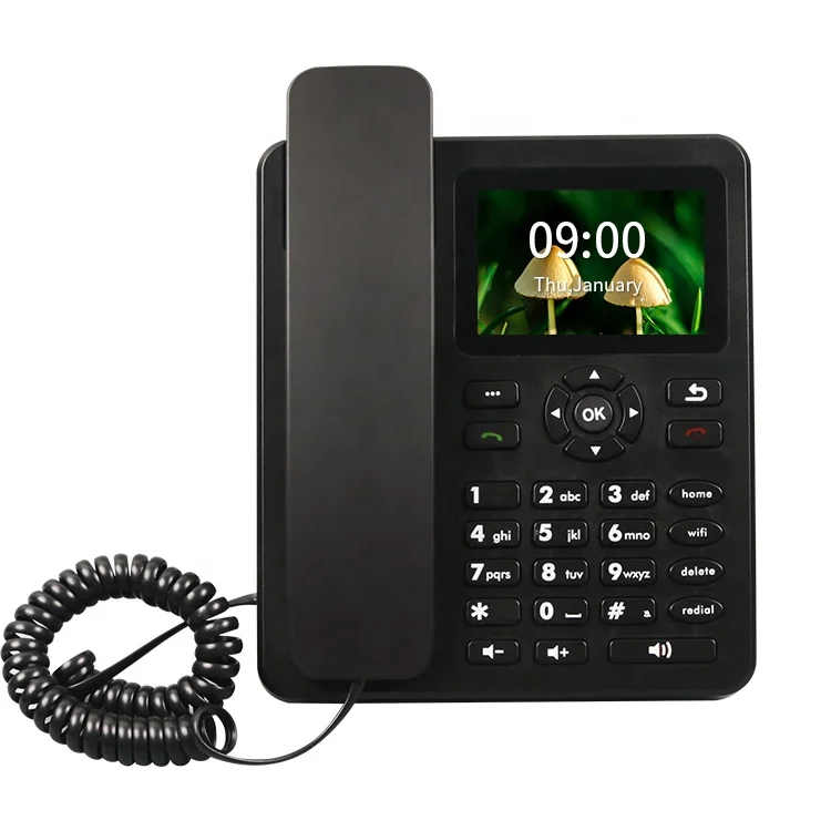 3.5 inch SIP Phone for High-end enterprise Business Wireless Phone SIP Lines IP for Home Office VOIP Telephone