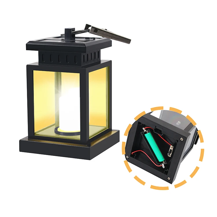 Lampe Garten Japanese Lantern Decorative Solar Flame Lights For Ourdoor