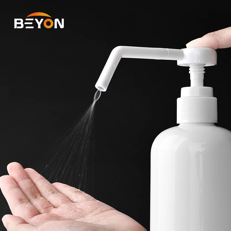 Recycled Pet Cylinder Packaging Cosmetic 500ml Plastic Shampoo Pump Lotion Bottle