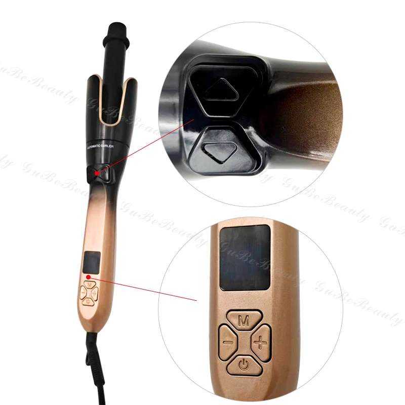 Gubebeauty AMZ hot electric DIY intelligent hairstyle automatic curling iron professional hair curler for girls women with CE