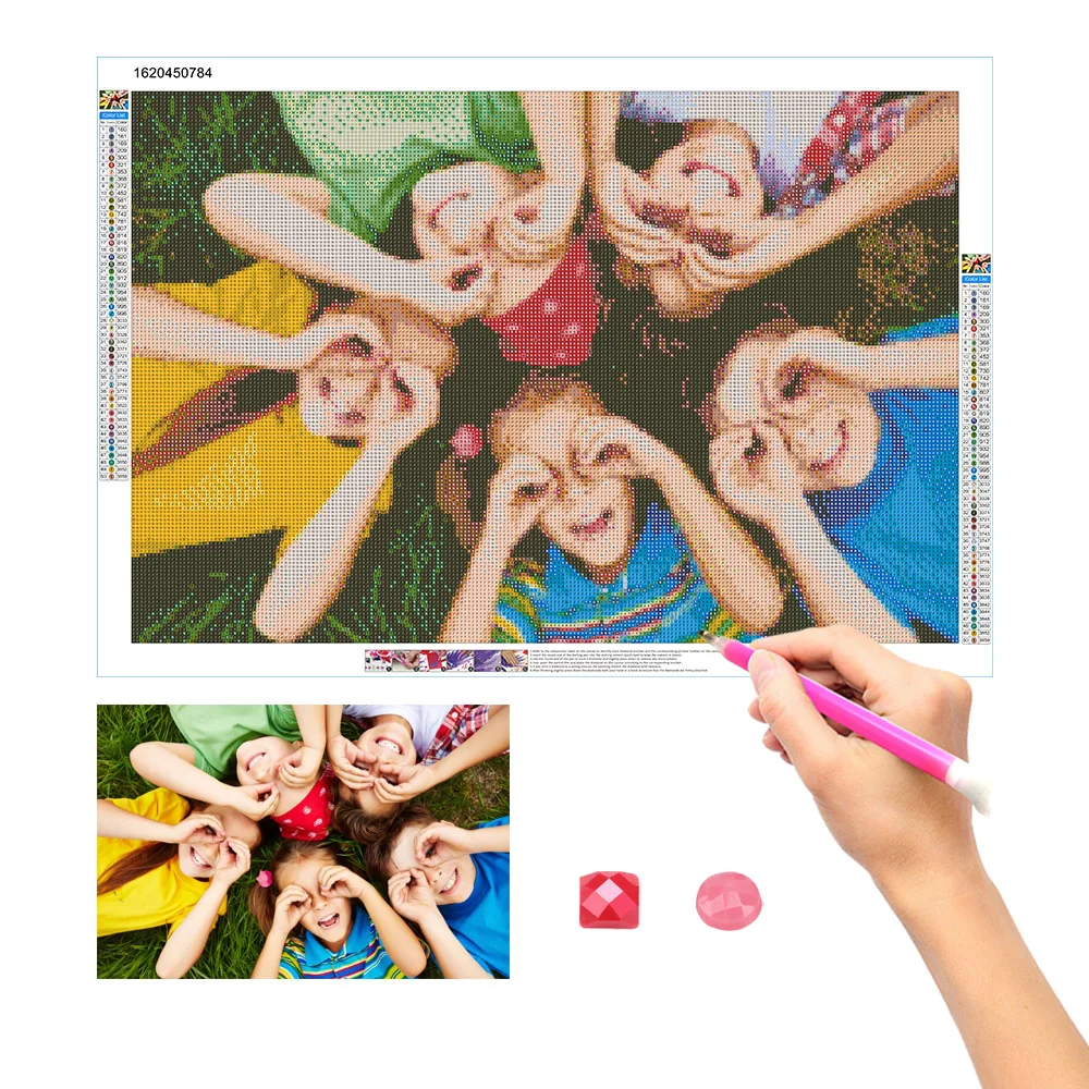 Dropshipping Free Sample Custom Diamond Art Painting 5D Full Round Square Drills Diy Diamond Painting Kits For Adults Kids