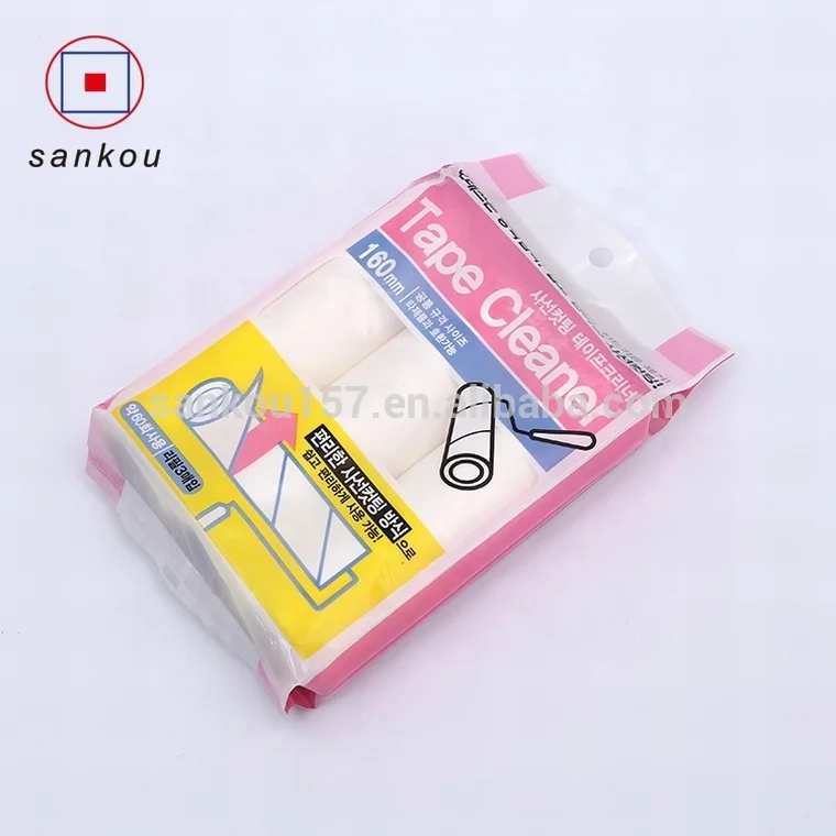 cleaning tape sticky paper plastic roller refills lint roller replacement set